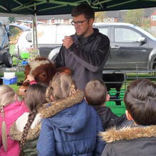 Fishers Mobile Farm visit to Middlefield Primary, Liverpool